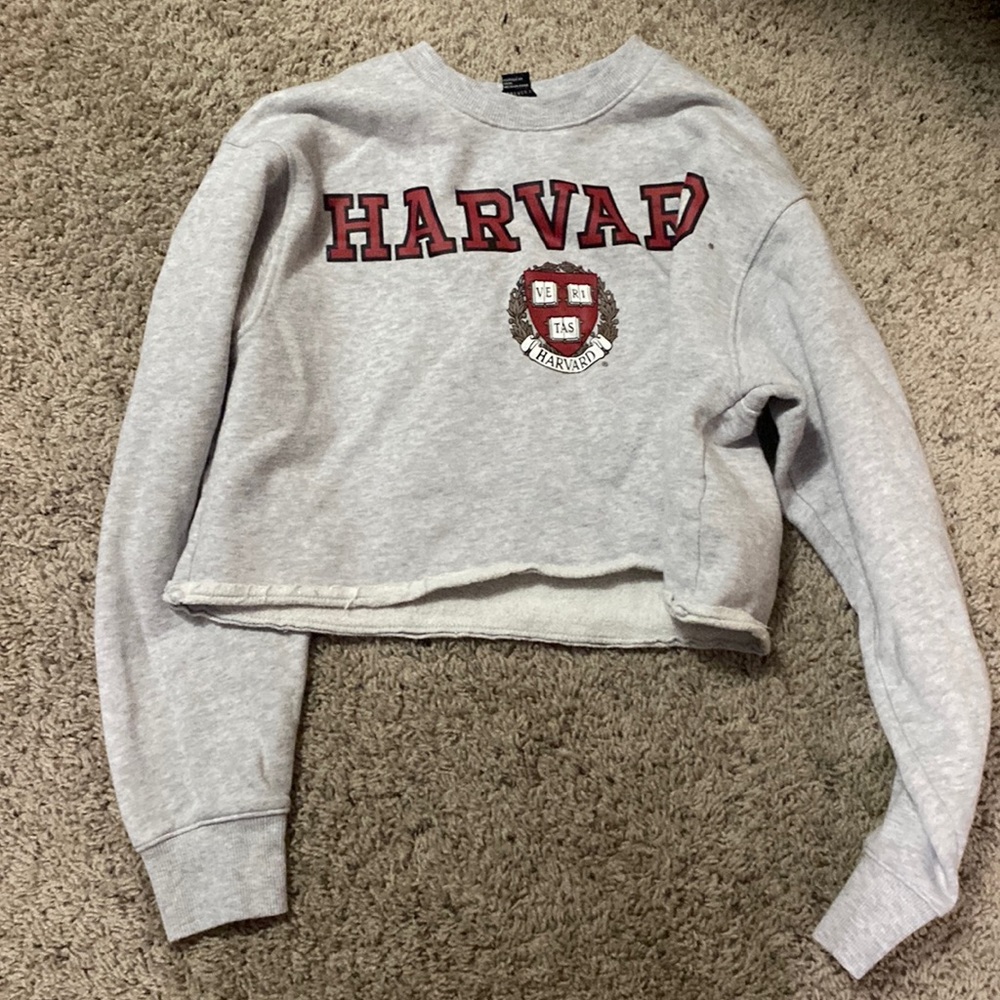 Harvard Cropped Crewneck